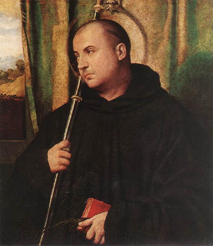 MORETTO da Brescia A Saint Monk atg Spain oil painting art